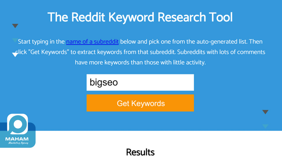 Reddit Keyword Research Tool