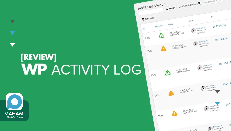 افزونه WP Activity Log