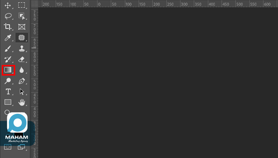 ابزار گرادینت در فتوشاپ (Gradient Tool)