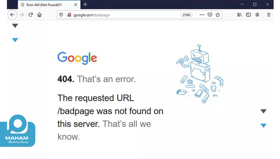 خطای 404 چیست و چرا رخ می‌دهد؟