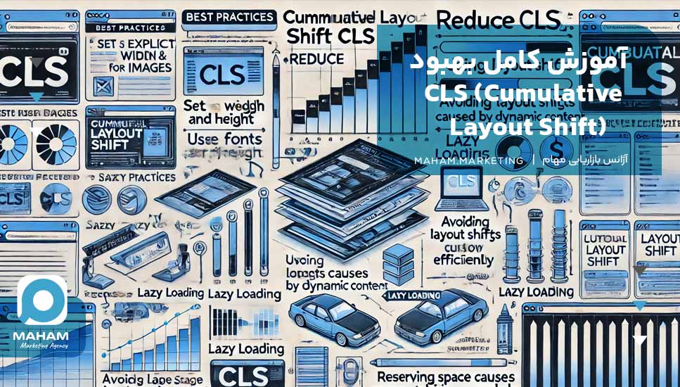 آموزش کامل بهبود CLS (Cumulative Layout Shift)