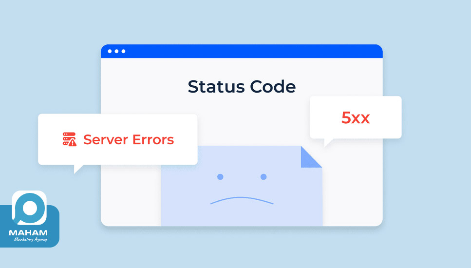 ۱.خطاهای سرور یا Server Error (5xx) در سرچ کنسول گوگل