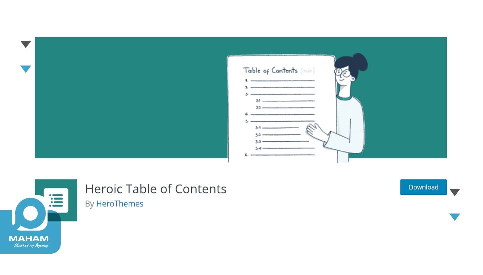 افزونه Heroic Table of Contents