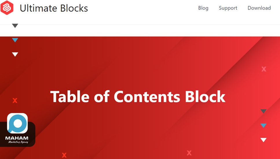 افزونه Table of Contents Block