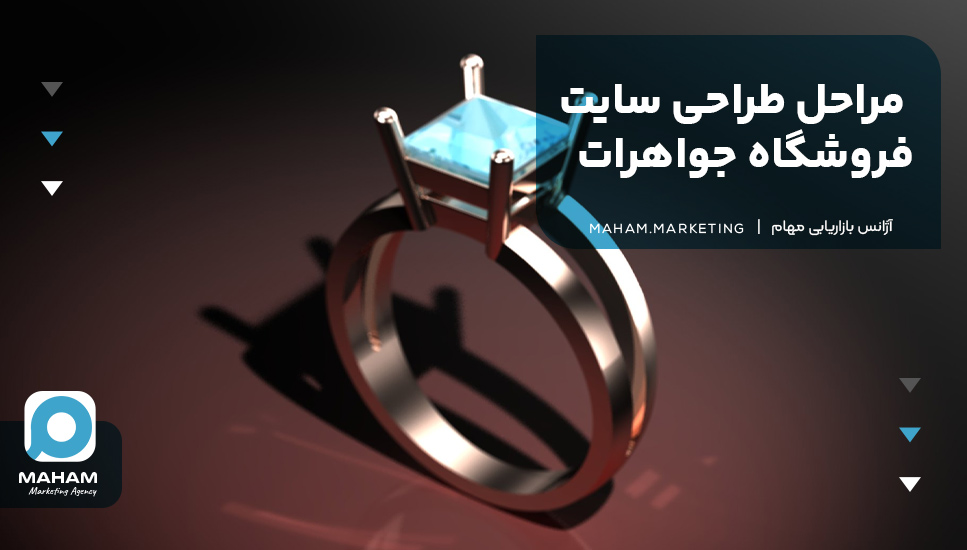 مراحل طراحی سایت فروشگاه جواهرات