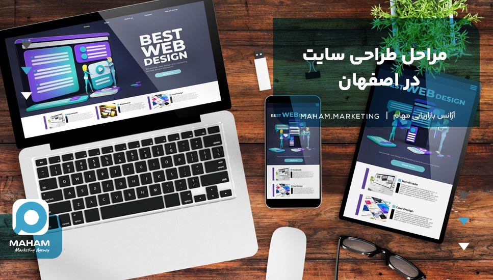 مراحل طراحی سایت در اصفهان