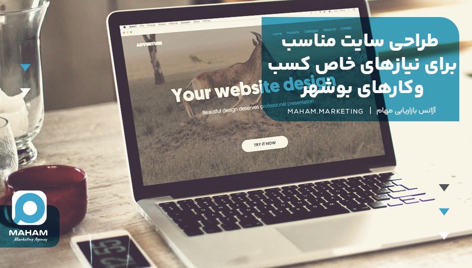 طراحی سایت مناسب برای نیازهای خاص کسب‌وکارهای بوشهر
